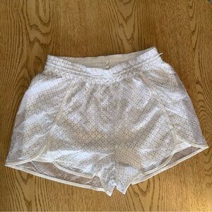 Lululemon High Waisted Running Shorts White